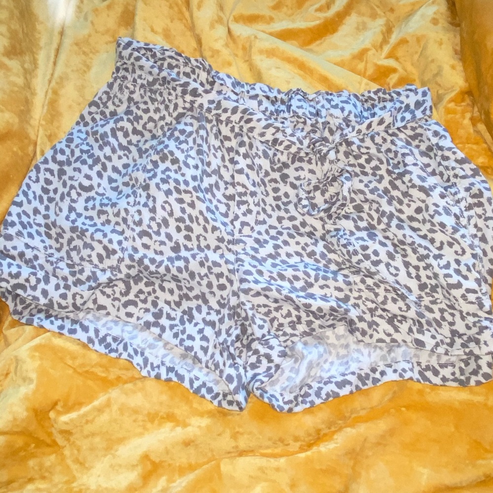 aerie cheetah dress shorts